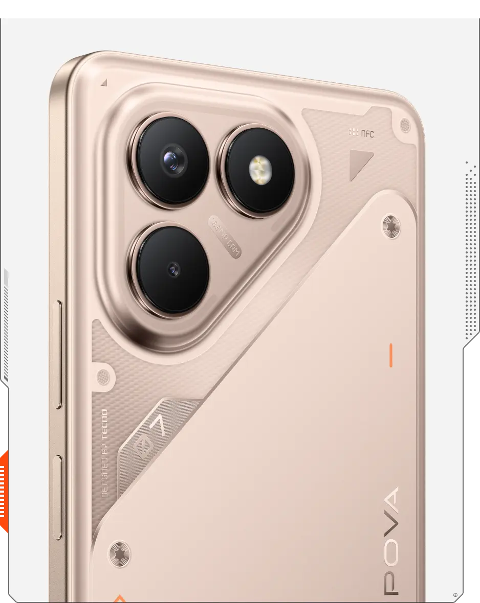 TECNO POVA 7 - 4G 256/8 (Plata, Dorado, Negro) - Imagen 5